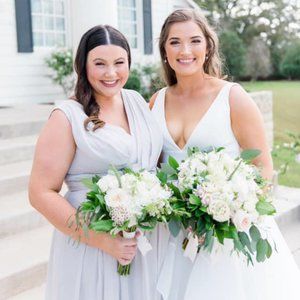 Dessy Collection Oyster Size 18 Formal Dress